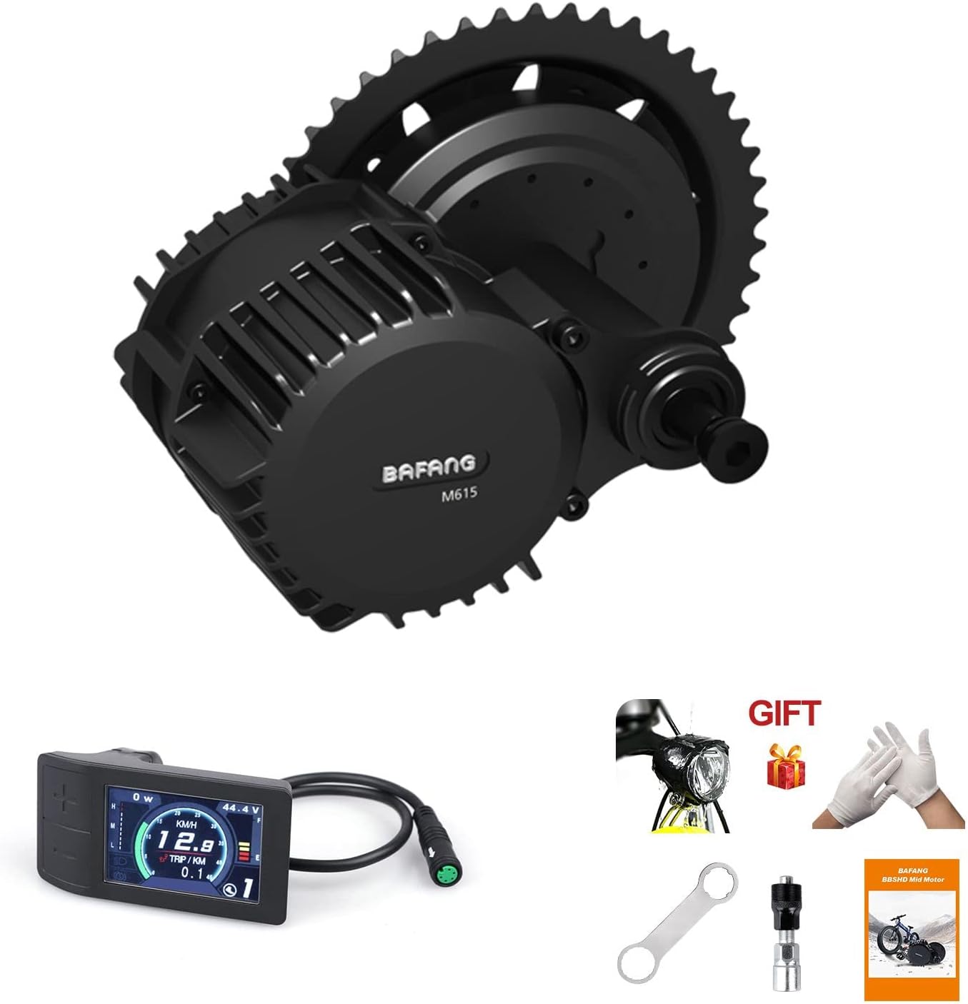 BAFANG 52V 1000W Mid Drive Kit, 8Fun 