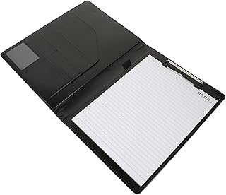 STOBOK Pasta De Couro Pu Pasta De Portfólio Fichário Prensado Pastas De Classificação Organizador De Portfólio De Couro Fichário De Negócios Pasta De Bolso Carta Pastas De Arquivo