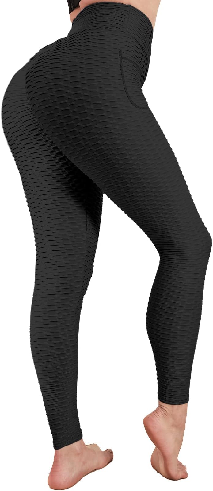 Butt Lifting Anti Cellulite Leggings for Women High Waisted Yoga Pants Workout Tummy Control Leggings