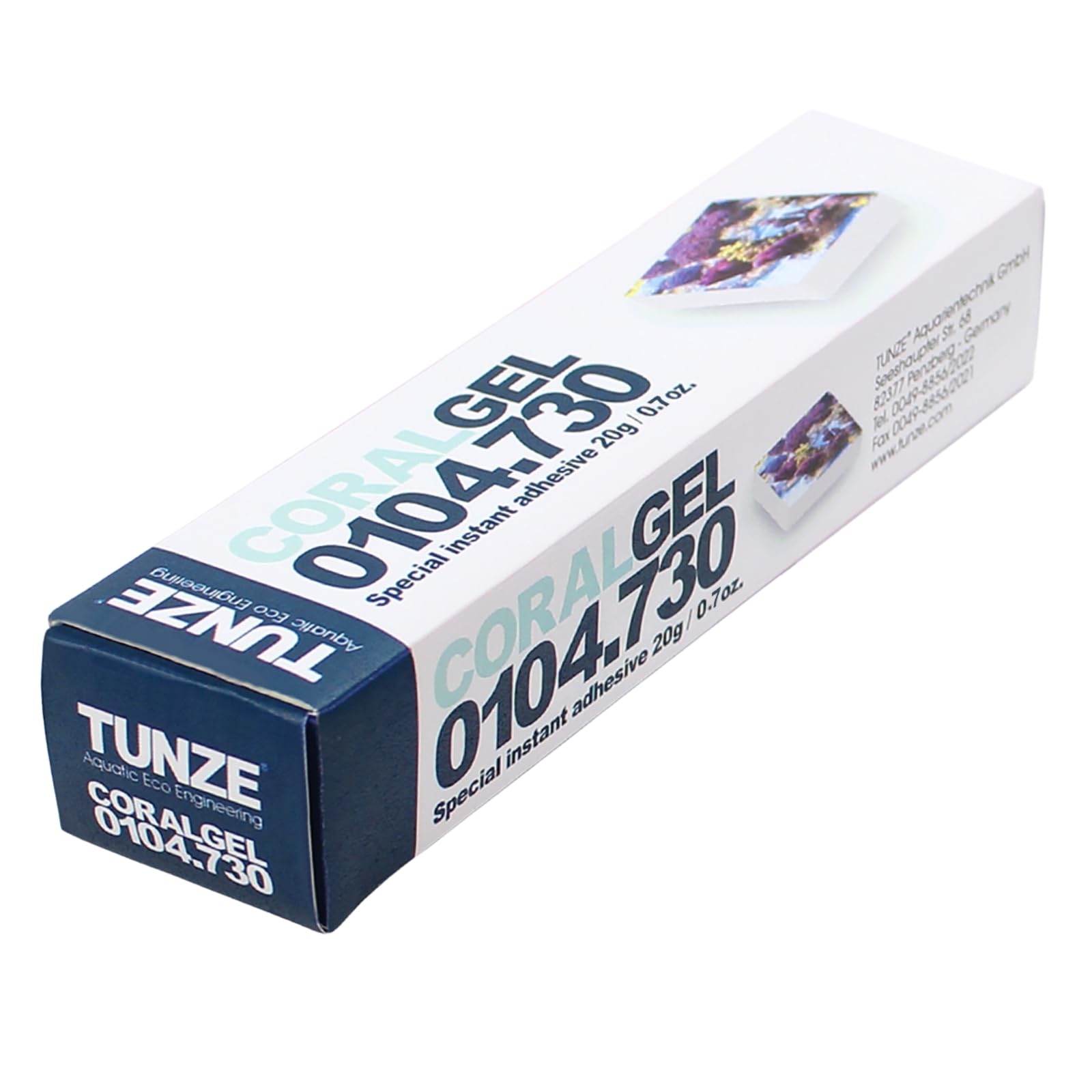 Tunze Coral Gel adhésif robuste et transparent de haute précision pour aménagement d'aquarium