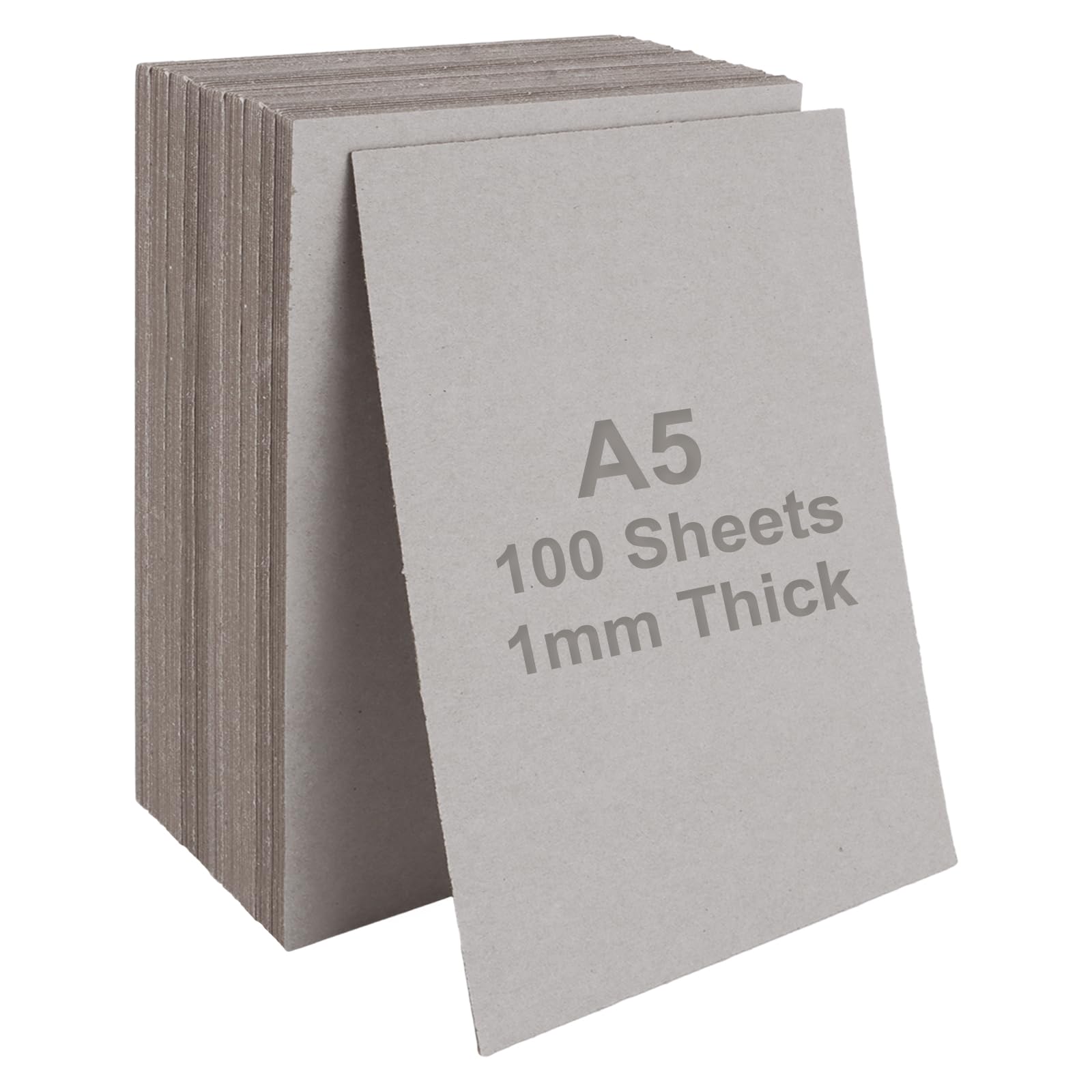 Carton gris A5 SHUESS lot de 100 feuilles de 1 mm pour vos maquettes