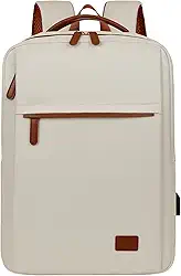 Mochila de Viagem Feminina Com Grande Capacidade Negócio Escolar Impermeável e Resistente Nylon 14-15,6 Polegadas Saco de Laptop Interface de Carregamento USB Multifuncional