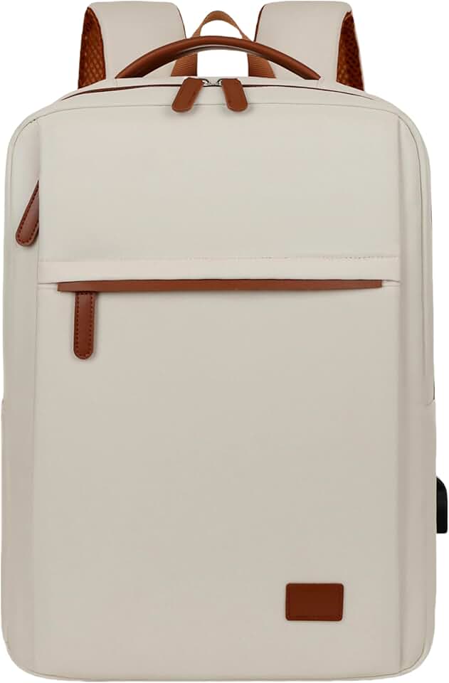 Mochila de Viagem Feminina Com Grande Capacidade Negócio Escolar Impermeável e Resistente Nylon 14-15,6 Polegadas Saco de Laptop Interface de Carregamento USB Multifuncional