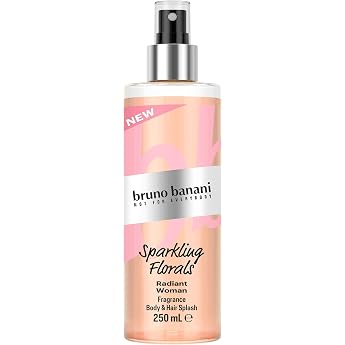 bruno banani Radiant Woman Body & Hair Splash Radiant Fragrance with Sparkly Fruity Notes and a Touch of Amber 250 ml Radiant fragrance sparkling fruity notes hint of amber
