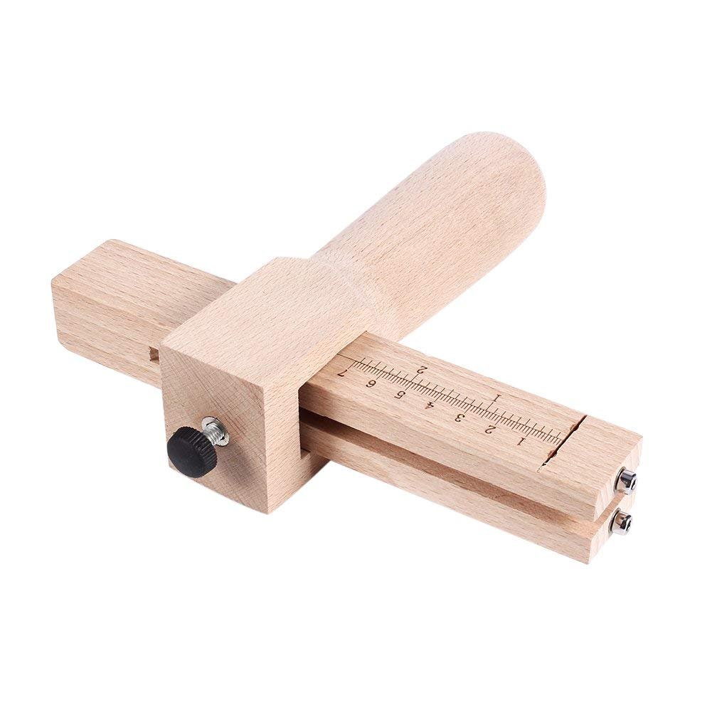 Cortador de madera cinturón de piel ajustable Hand Cutting Craft Tool Fai Da Te con 5 aspas