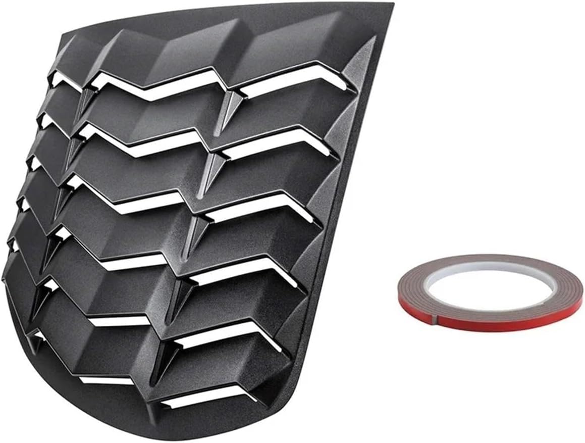 Rear Window Louver Compatible For Hyundai Genesis Coupe 2010-2016 Windshield Sun Shade Cover In GT Lambo Style Custom ABS All Weathers
