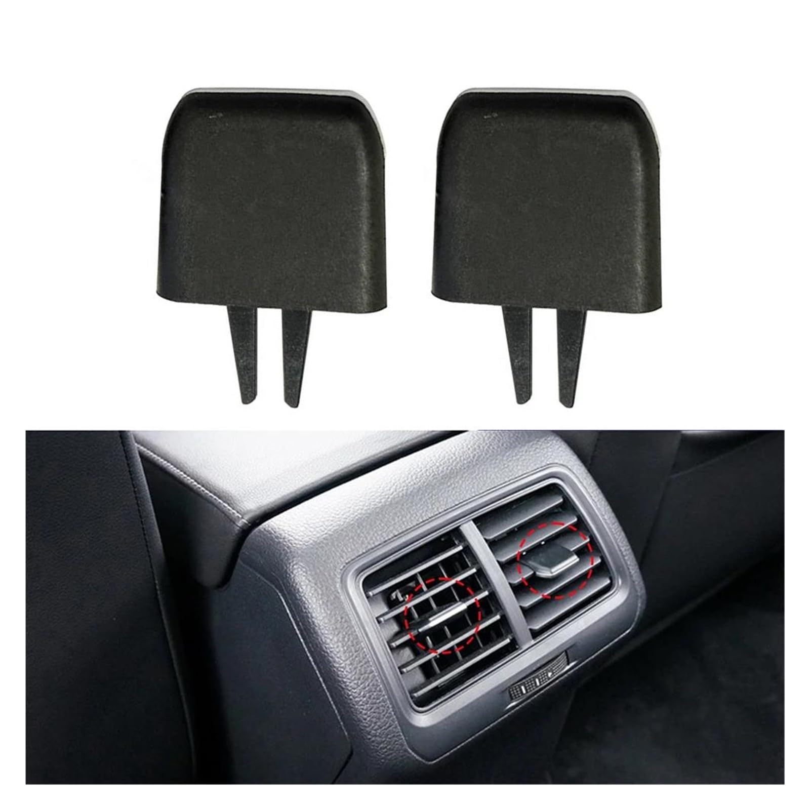 Clip Per Bocchette Aria Condizionato Posteriore Golf 7/7.5 - Lato Destro, 2013-2020