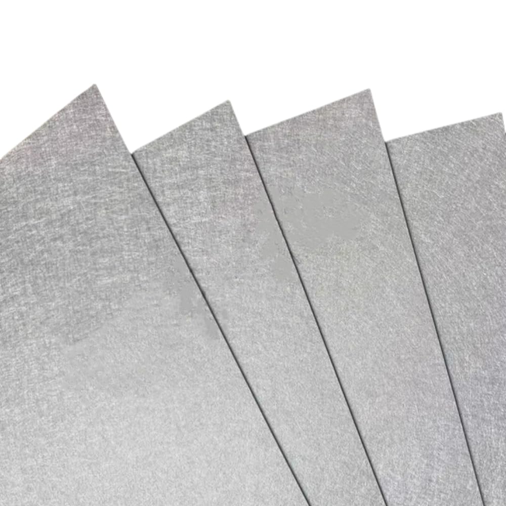 Filc spiekany z włókna ze stali nierdzewnej, wkład filtracyjny o wysokiej czystości 99,9%, 50x50/100x100/200x200mm(100x100x0.5mm)