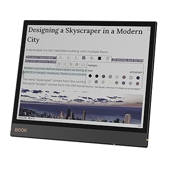 BOOX Tablet Note Air3 C 10.3 Cale ePapier Tablet 64 GB