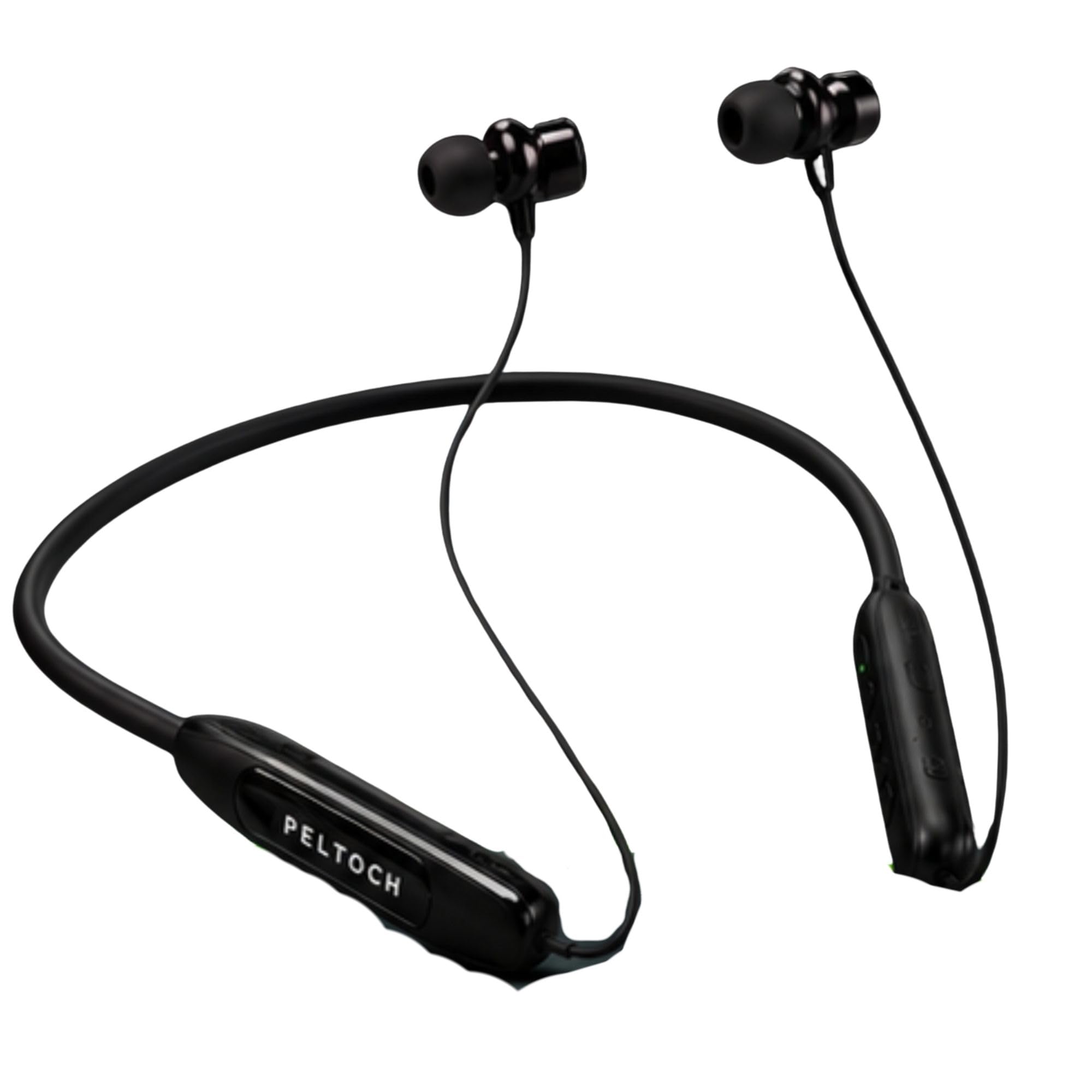 HD Stereo Sound Built-in Mic Long Battery Life Bluetooth Wireless Black Neckband with Type-C Charging-picture-15