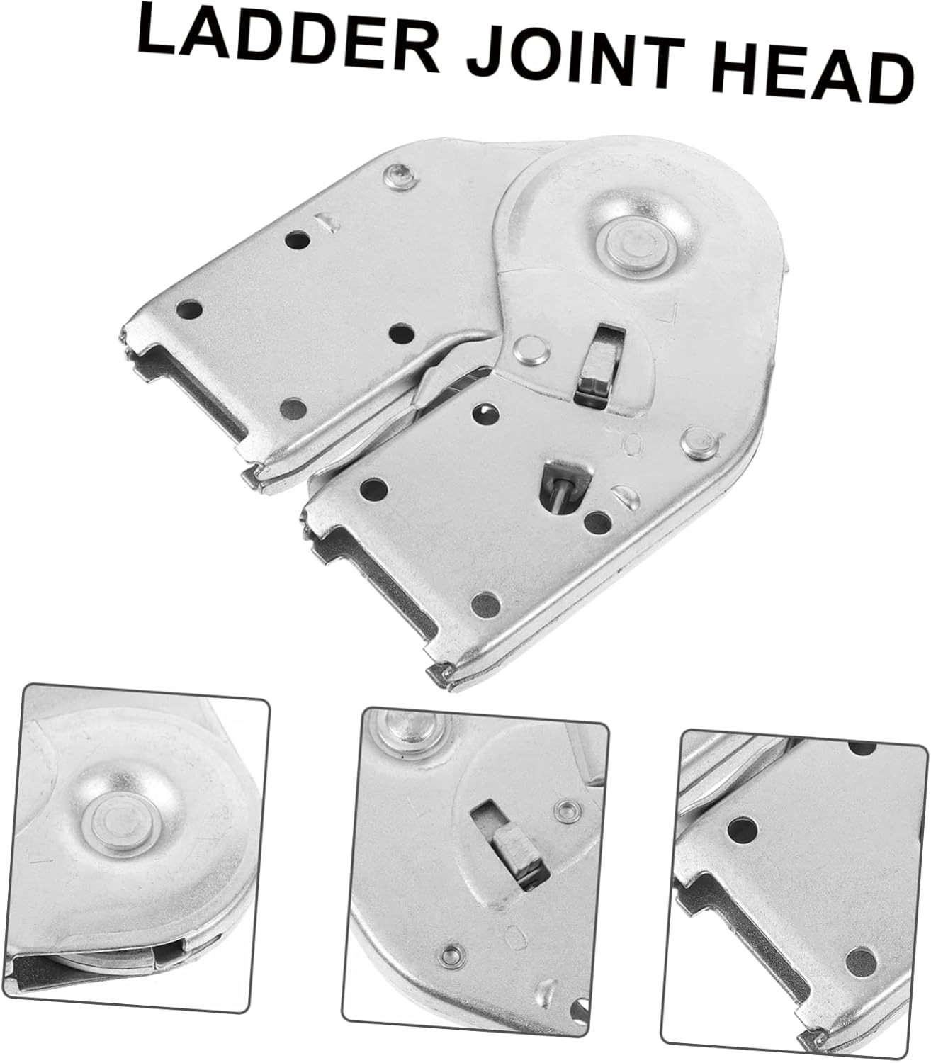 2pcs Heavy Duty Step Ladder Hinge Replacement Kit Ladder Tie Rods Soft-Closing Design for Herringbone