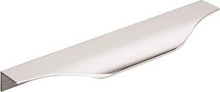 Amerock | Cabinet Edge Pull | Polished Chrome | 6-9/16 inch (167 mm) Center to Center | Aloft | 1 Pack | Drawer Pull | Drawer Handle | Cabinet Hardware