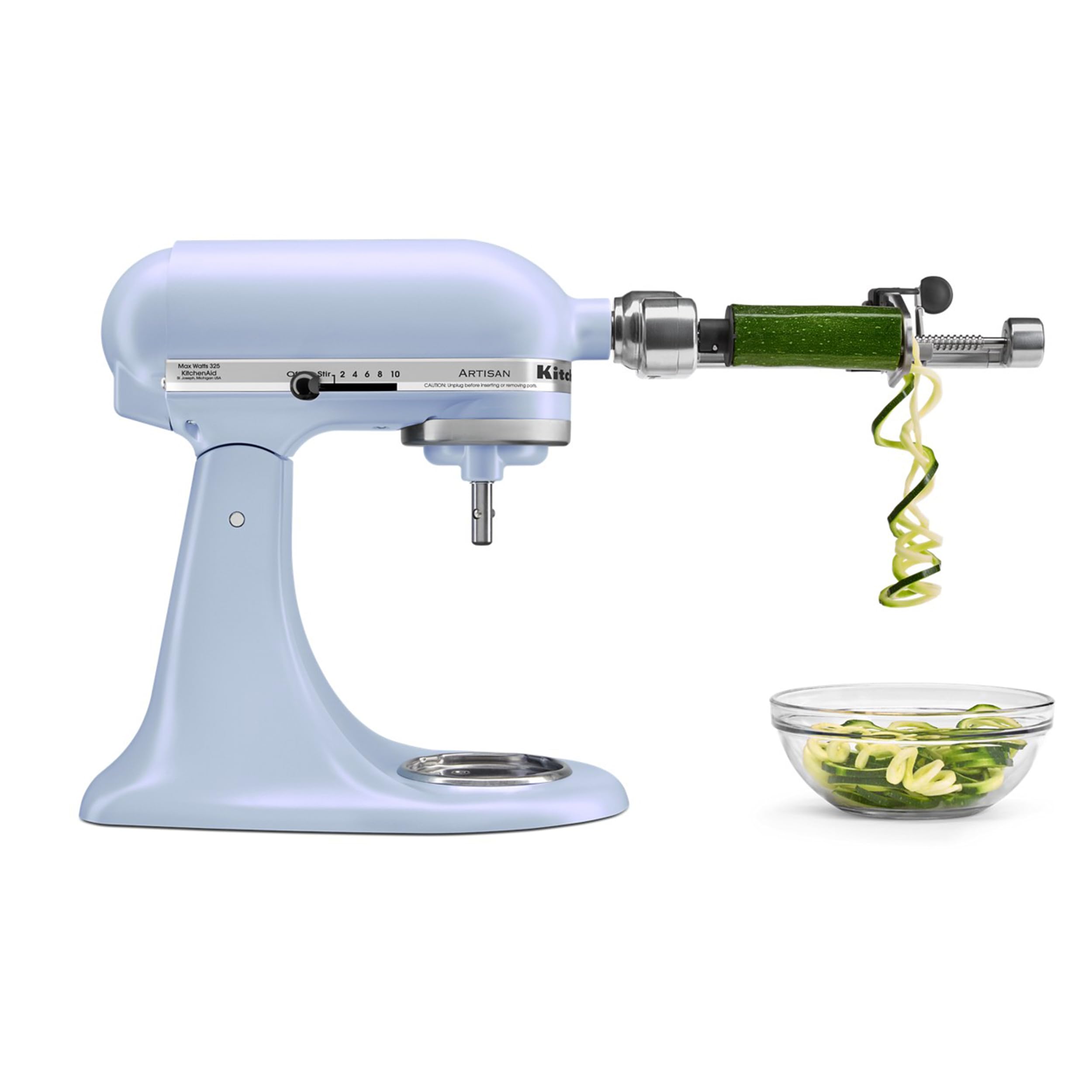 KitchenAid Artisan, 5-Qt Tilt Head Stand Mixer, KSM150PS, Blue Salt view 6