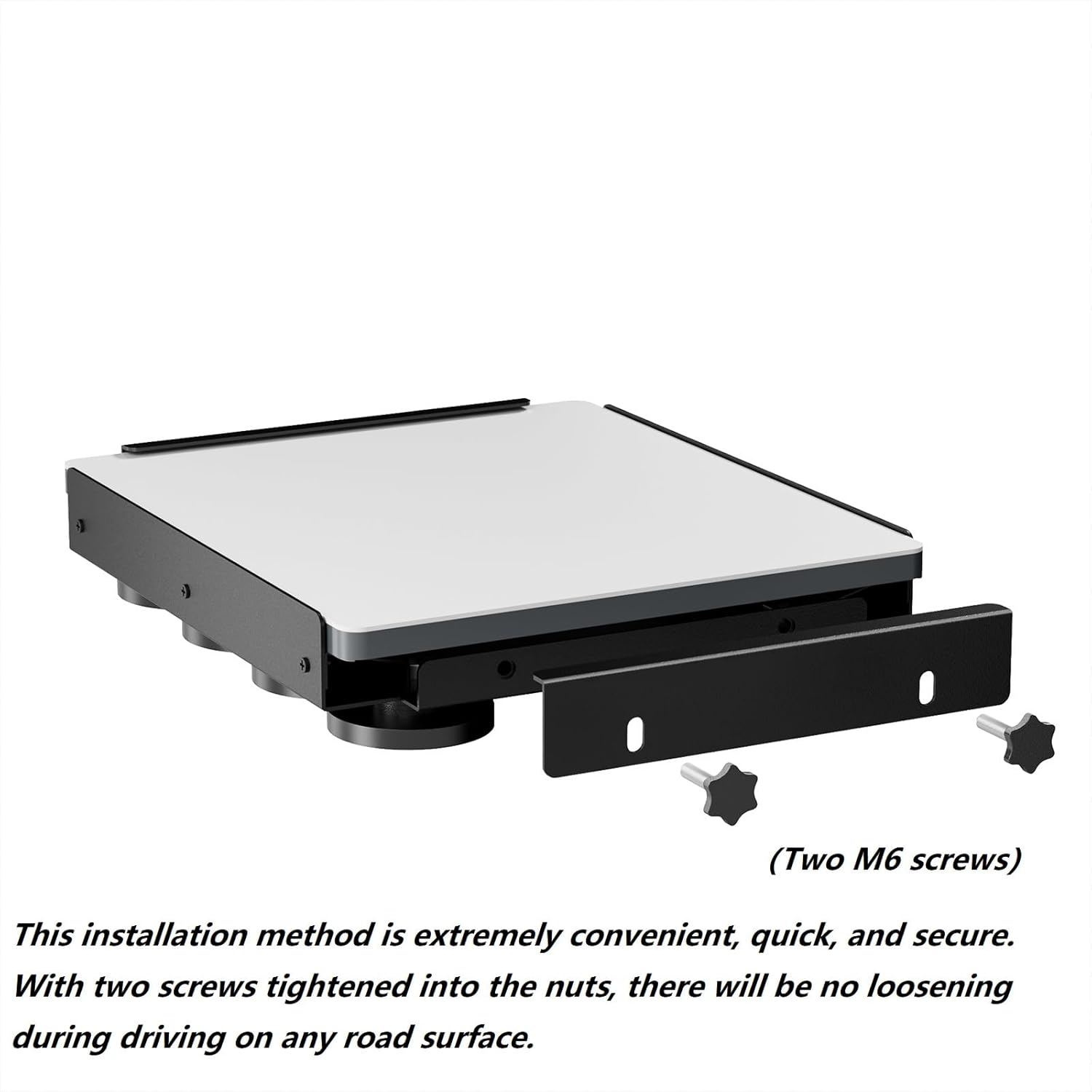Professional for Starlink Mini Mount Magnetic Kit,Weather-Resistant Stainless Steel Bracket,560-pound Heavy-Duty Magnetic Base Featuring Quick-Release Safety System, Designed for Vehicles and Boats