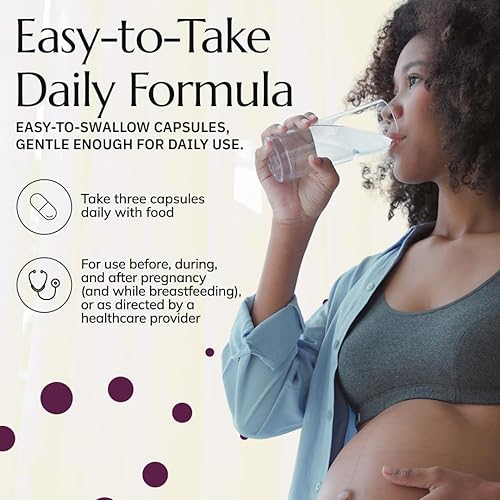 Miniatura 8 de Neuro biologix Prenatal Essentials Plus, vitaminas pre y postnatales para mujeres, multivitamínico con hierro y folato de metilo, metilación