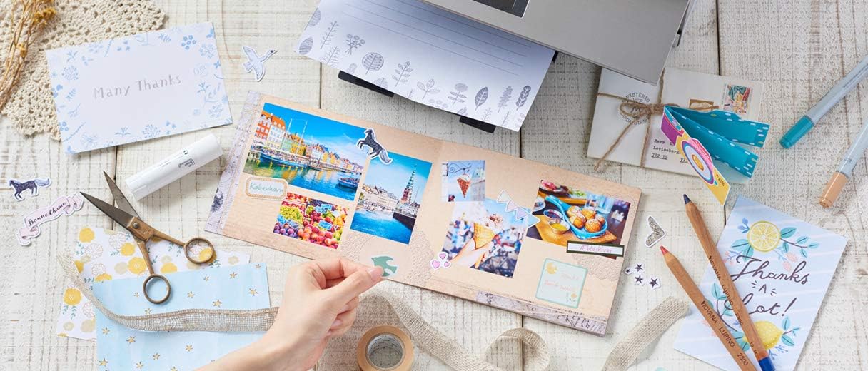 Canon Double Sided Matte Photo Paper, Perfect for Scrapbooking and Crafts, 12" X 12" - Compatible to Canon PIXMA TS9520 and TS9521 Inkjet Printer