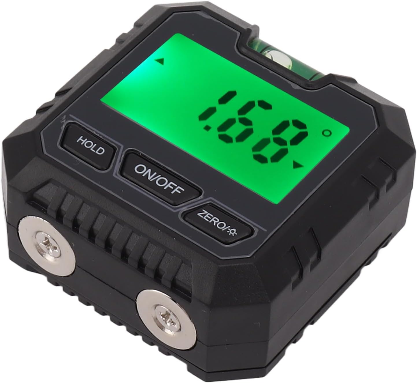 Digital Angle Gauge, Mini Level Box Angle Finder with Magnetic Base, ABS Material, Compact Size - High Accuracy, Data Lock Function, For Carpentry and Use (Black)