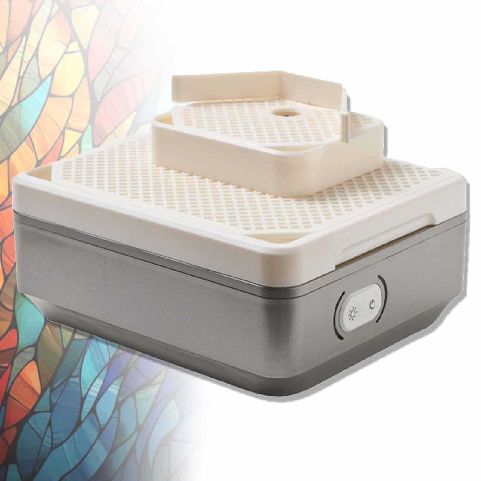 Máquina pulidora de vitrales 4200 RPM evita roturas de vidrio con su alimentación de agua