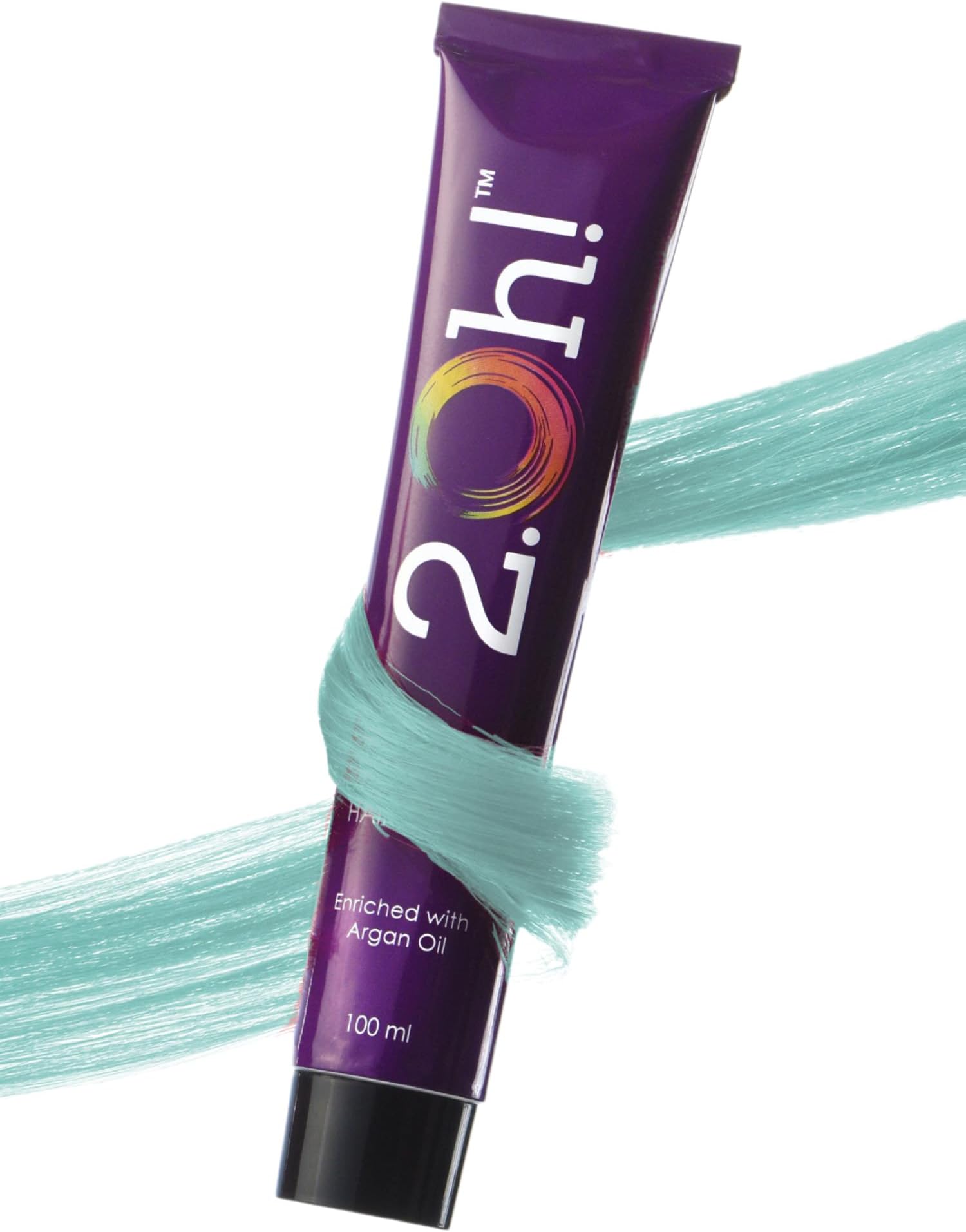 2.Oh! Italian- Tropical Blue Hair Color For Women & Men | Ammonia-Free DIY Semi Permanent Hair Color | Enriched with Argan Oil | Lasts upto 6-8 Washes