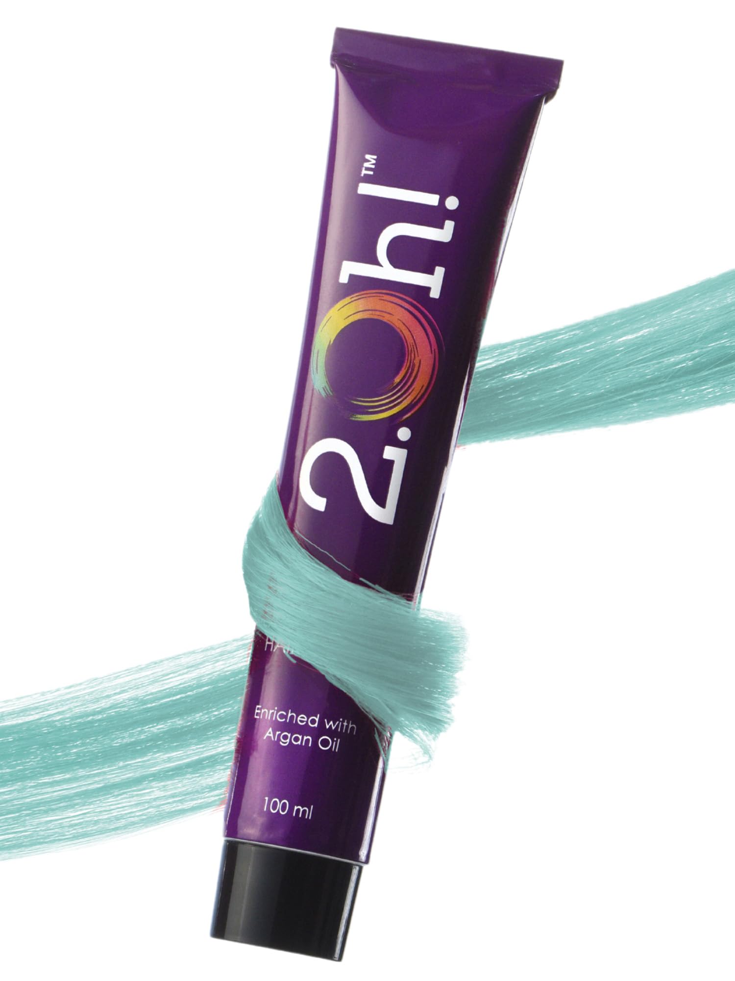 2.Oh! Italian- Tropical Blue Hair Color For Women & Men | Ammonia-Free DIY Semi Permanent Hair Color | Enriched with Argan Oil | Lasts upto 6-8 Washes