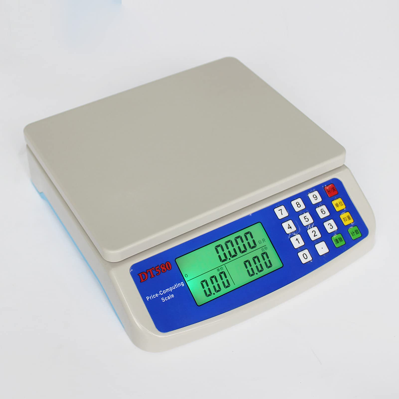 Jeffergarden Bilancia da Cucina Elettronica, Bilancia Digitale in Metallo ABS con Precisione di 0,1 G, Display Chiaro, Ripristino Rapido, Rilevamento a Punto Singolo per la Cottura di tè, Gioielli,