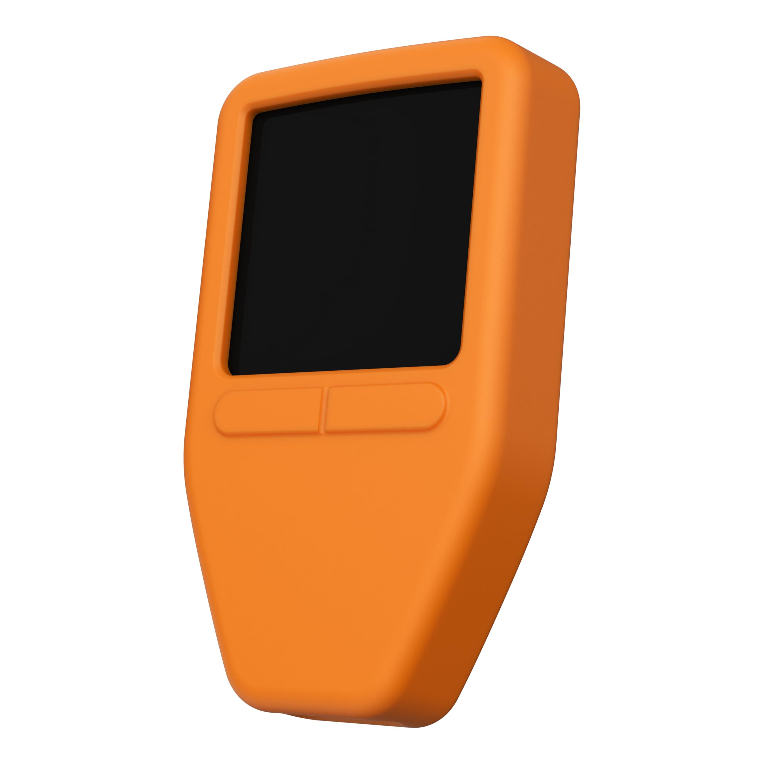 CVER Silicone Case compatible with Trezor Safe 3, Full Coverage Protection, Screen & Port Access, (Orange)