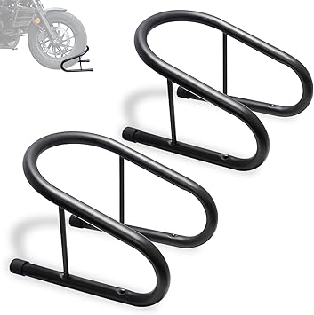 6.5" Removable Dirt Bike Wheel Chock w/Mount Kit,6 1/2 in. wide Motorcycle Trailer Locking Wheel Chock Tire Holder,Pack of 2