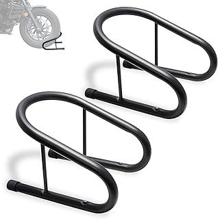 WOWTK 6.5" Removable Dirt Bike Wheel Chock w/Mount Kit,6 1/2 in. wide Motorcycle Trailer