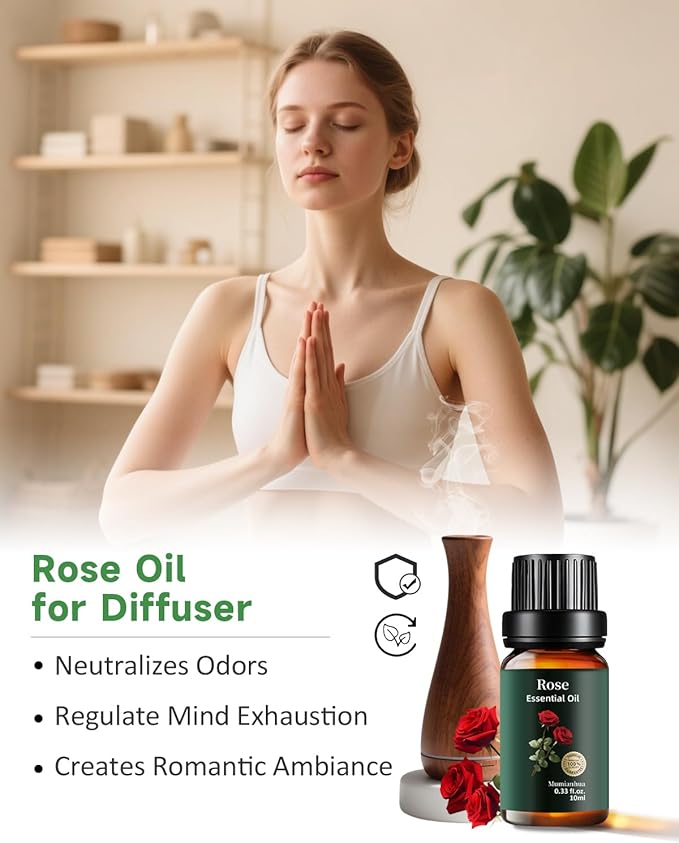 Aceite Esencial de Rosa 100% Puro y Natural 10 ml miniatura 3