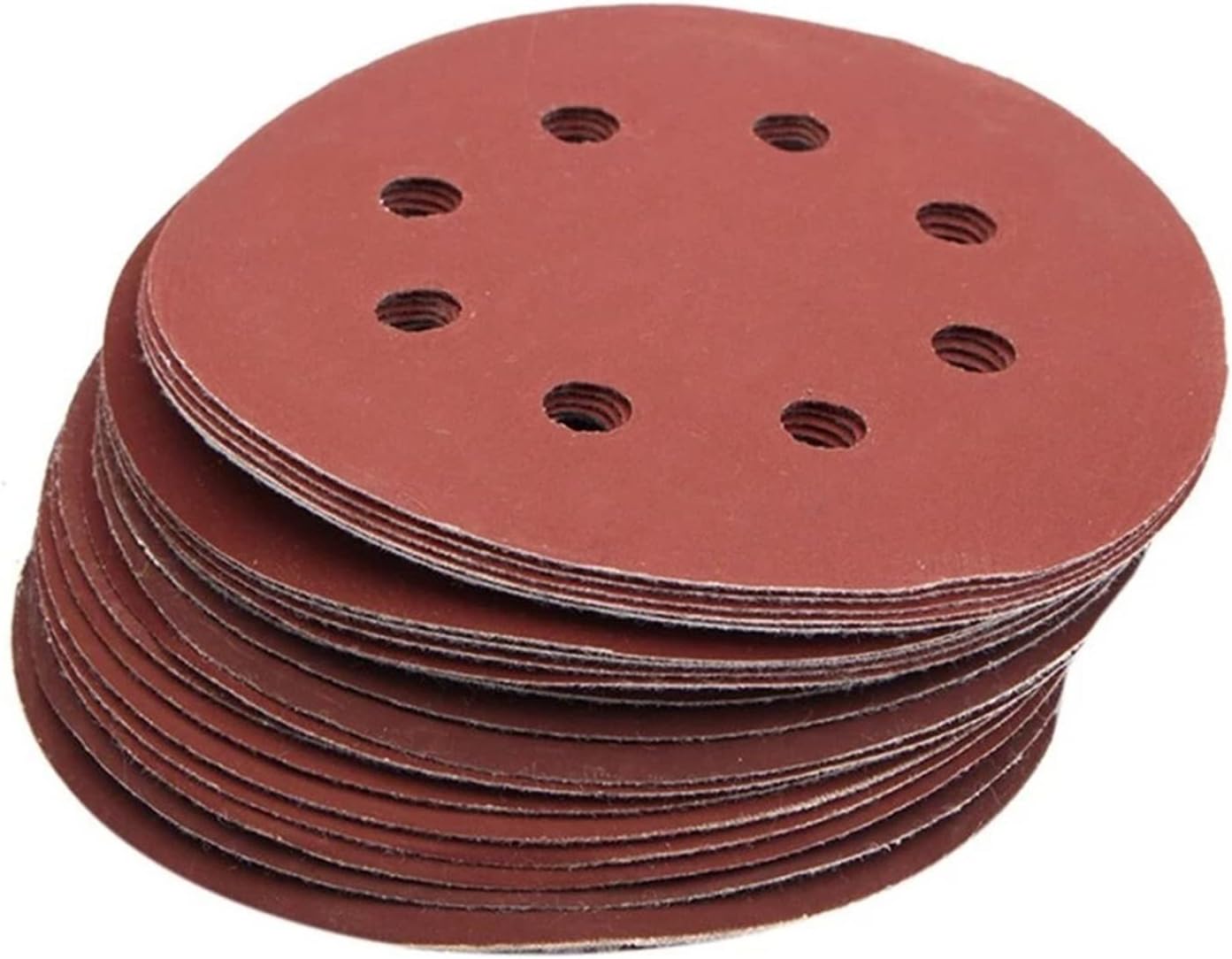 ZSBLXHHJD Abrasive Sandpaper Pack of 20 5"/125mm Sandpaper Round Disc