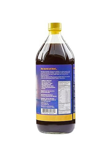 Miniatura 8 de TAHITI TRADER Island Style - Jugo de Noni de alta potencia  Zumo de fruta puro Noni  Antioxidante orgánico Superalimento que apoya la energía y la