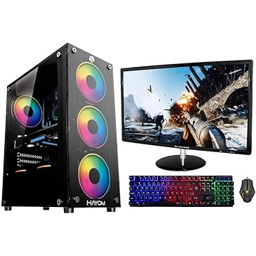 PC GAMER AMD RYZEN 5 4600G - 16GB DDR4 - NVME 480GB - RADEON VEGA 7 - MONITOR 19'' - KIT GAMER RGB
