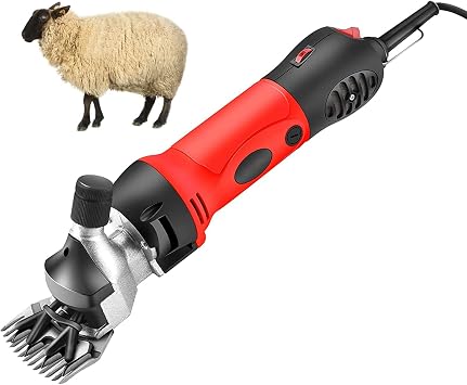 Electric Professional Sheep Shears, Sheep Shearing Clippers, Farm Livestock Shears Grooming Kit 6