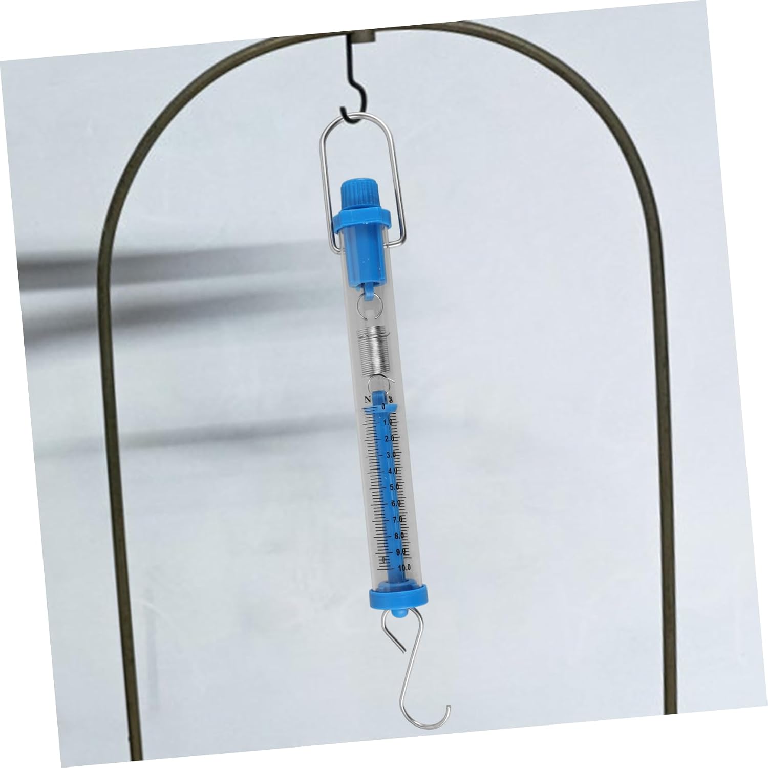 Spring Scale Balance Cylindrical Spring Scale Hanging Tube Accurate Measurement Physics Education Tool