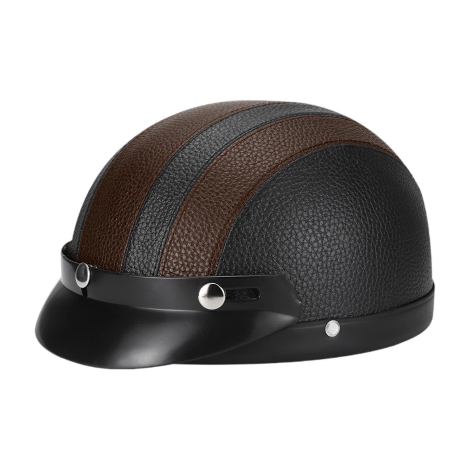 Multi-Sport Horse Riding Helmet – Protective Helmet for Equestrian, Bike, Skateboard, Outdoor Adventure | Secure Fit & Comfortable Lining (Black & Brown)-image-42