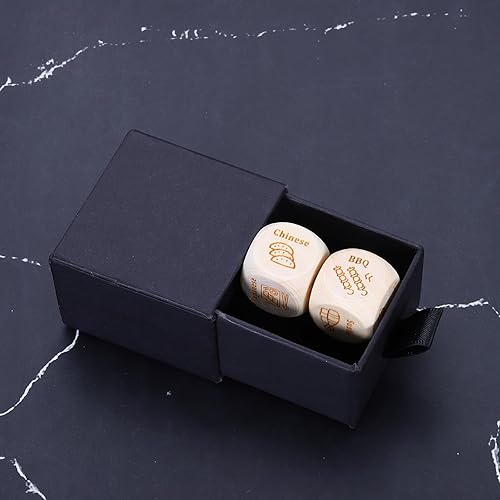 Miniatura 7 de Regalos de cumpleaños de aniversario para mujeres y hombres, dados de comida, regalos de noche para novia, marido, esposa, novio, regalos de boda,