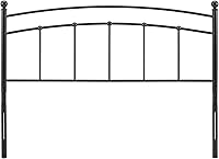 Vista 3 de Modway Abigail Cabecero de Metal Individual en Negro