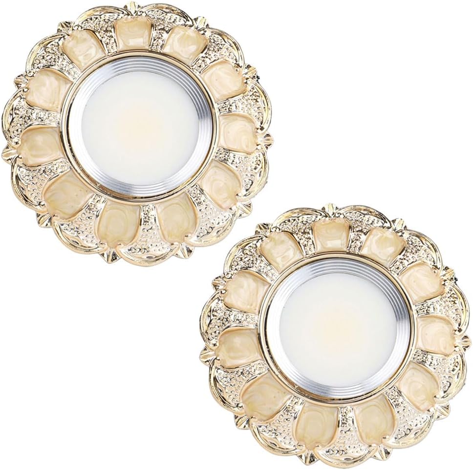 3CCT Dimmable LED Recessed Downlight 4.5" - Adjustable 3000K/4000K/6000K Ceiling Light Fixtures, European Style Baffle Trim for Bedroom/Kitchen/Living Room