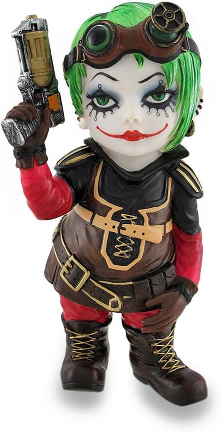 5.75 Cosplay Kids Steampunk Kid w/Revolver Gothic Decor Statue Figurine Figure