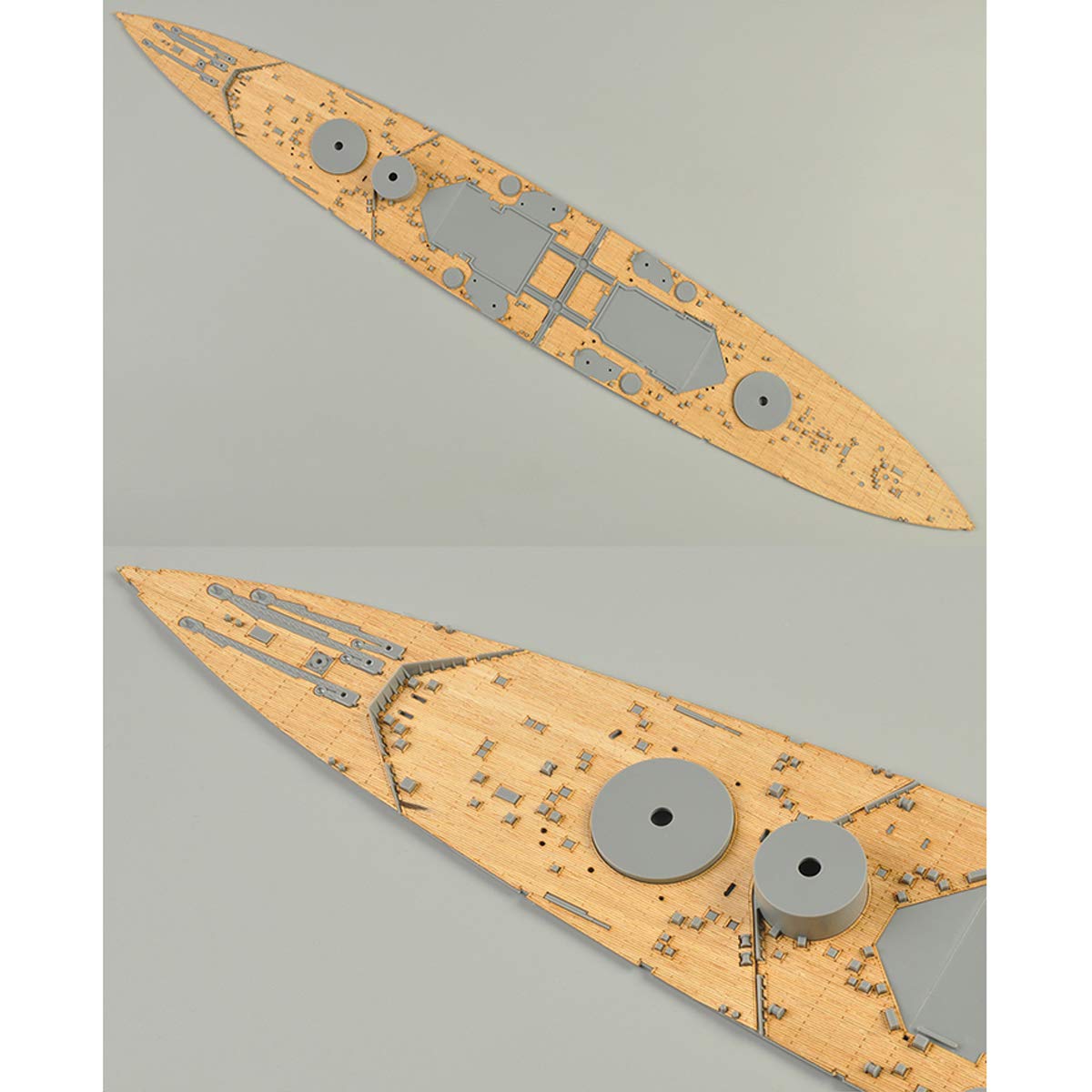 ChaRLes Wooden Deck For Tamiya 78011 1:350 Scale British Hms Prince Of Wales Model With Anchor Chain