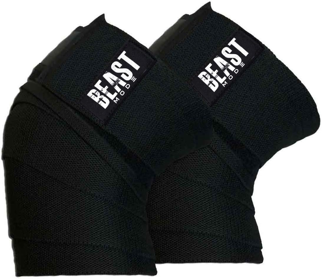 Polyester Weight Lifting Knee Support Wraps For Squats,Gym, Weight Lifting, Cross Fit, Gym Workout,Free Size