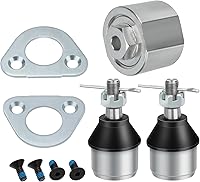 JAVIK Polaris Ball Joint Replacement Kit with Bracket & Puller Tool - 2-Set for Sportsman Ranger Magnum Scrambler Trail Boss (OEM 7061158 7080927)