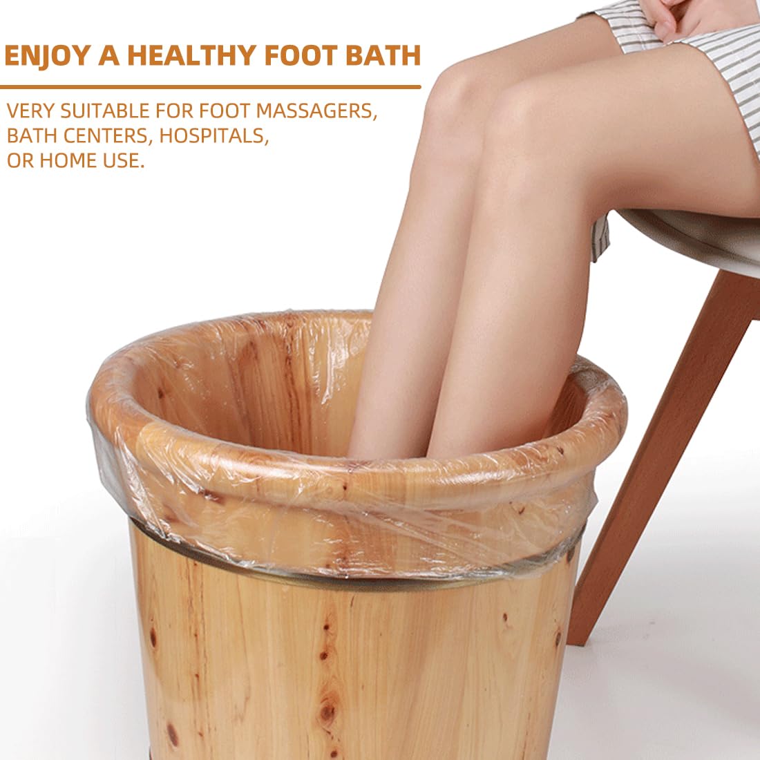 80 Pz Fodere per Pedicure Portatili Monouso – Adattabili a Pediluvi Spa, Compatibili con Pediluvi Singoli, Doppi e Secchi