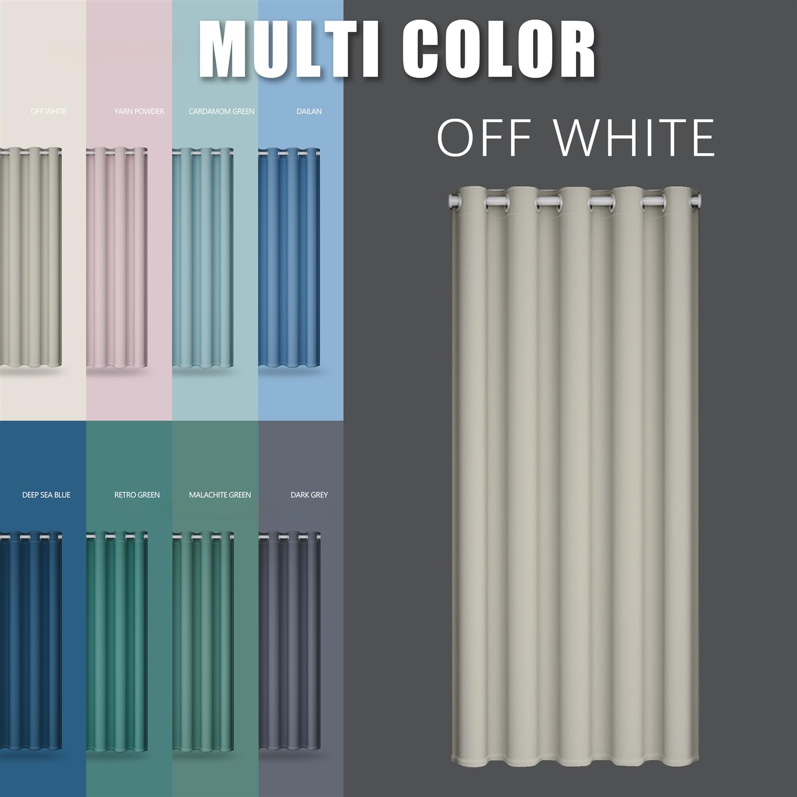 Türvorhang Blickdicht Magnetische, Thermo Vorhang Gegen Kälte mit Ösen, Raumteiler Vorhang, Akustik Vorhang Lärmschutz für Küche Türrahmen, Schrank, 1 Stück, Beige, 180x180cm