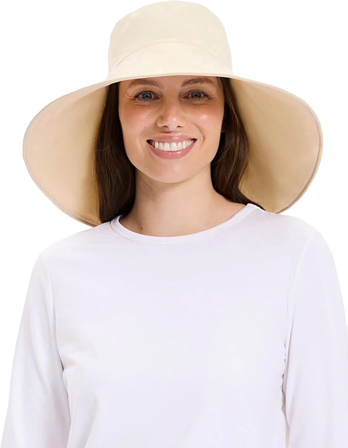 Solbari Ultra Wide Brim Sun Hat UPF 50+ Packable UV Sun Protection Hats with Full Coverage Brim