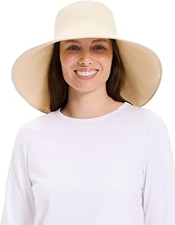 Ultra Wide Brim Sun Hat UPF 50+ Packable UV Sun Protection Hats with Full Coverage Brim