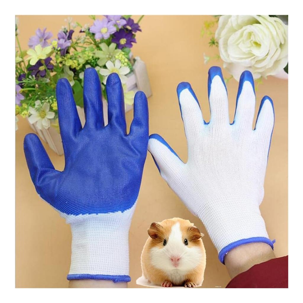 Gants de travail, gants de jardinage, 12 paires anti-morsures/griffures, protection for éviter les morsures des mains par les hamsters, chiens, chats, oiseaux, serpents