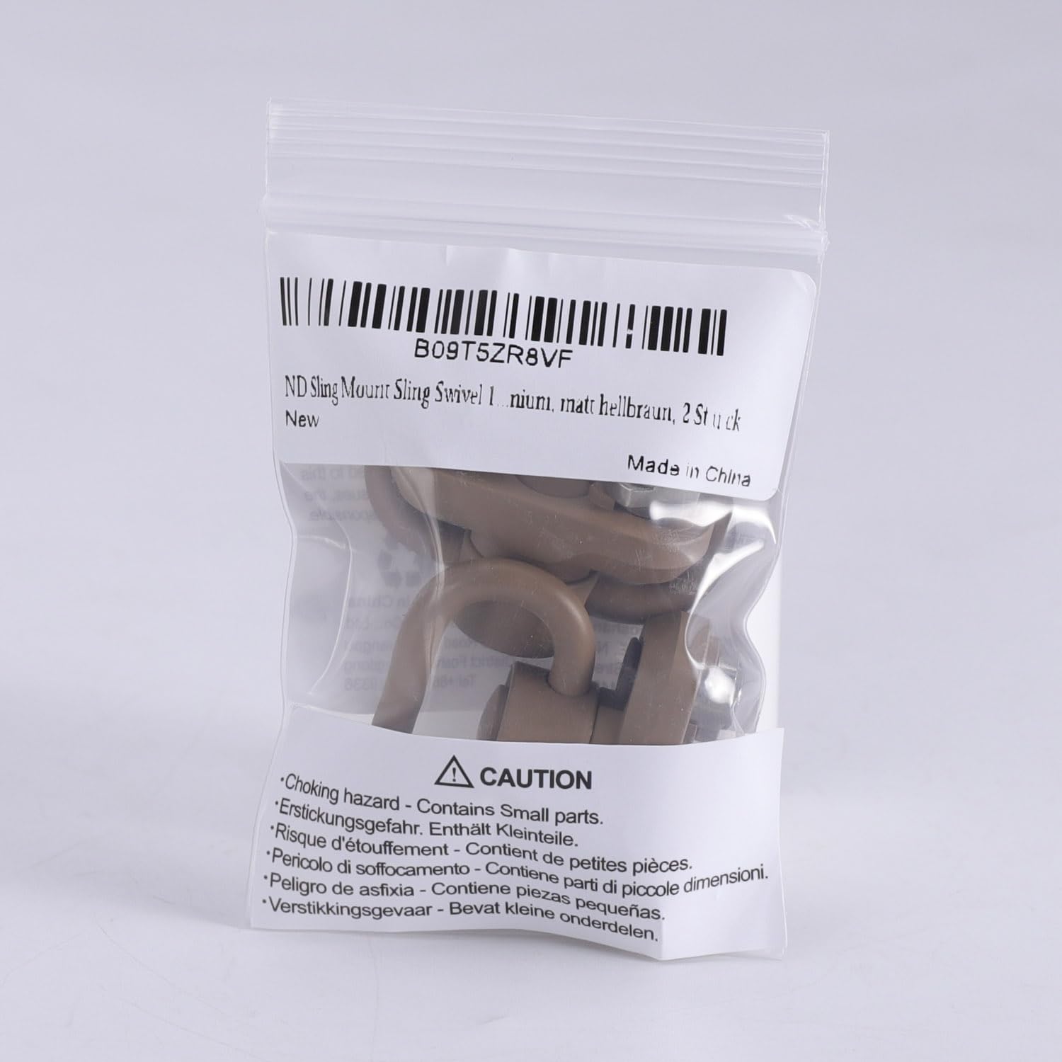 ND QD Sling Mount Sling Swivel 1.25 Inch Adattatore Attacco 2 Pack-Sand