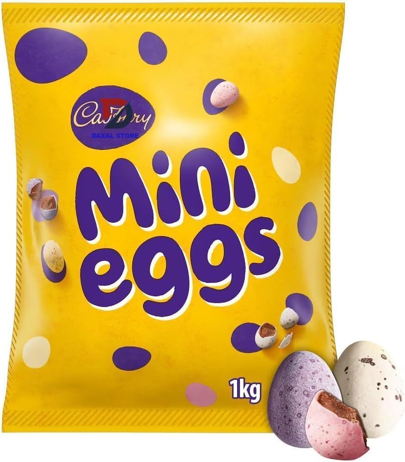 Cadbary Mini Eggs Chocolate Easter Eggs Bag 1kg - For Easter Best gift for Friends & Family