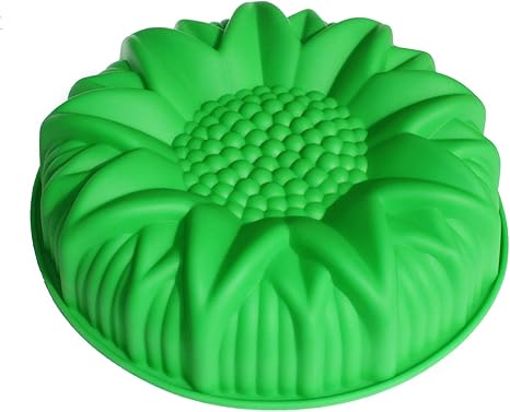 Amazon Com X Haibei 9 Girasol Cumpleanos Jello Pastel Pan Pan Pizza Molde Para Gelatina Ensaladas Shallow Molde De Silicona Hogar Y Cocina